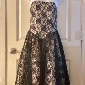 L.A Glo Strapless Lace Sundress